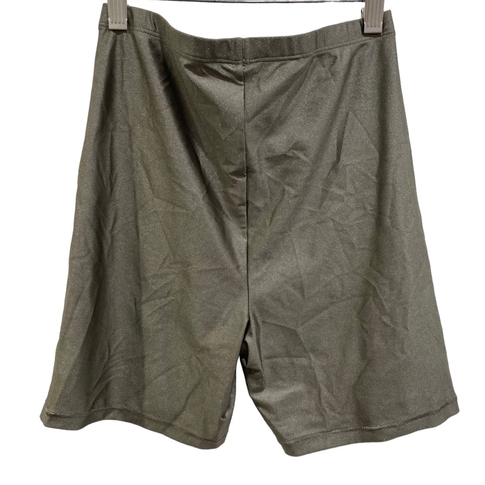 SKIMS- NWT Shine Spandex Jersey Biker Short color Gray Chalk sz Small - Picture 5 of 8